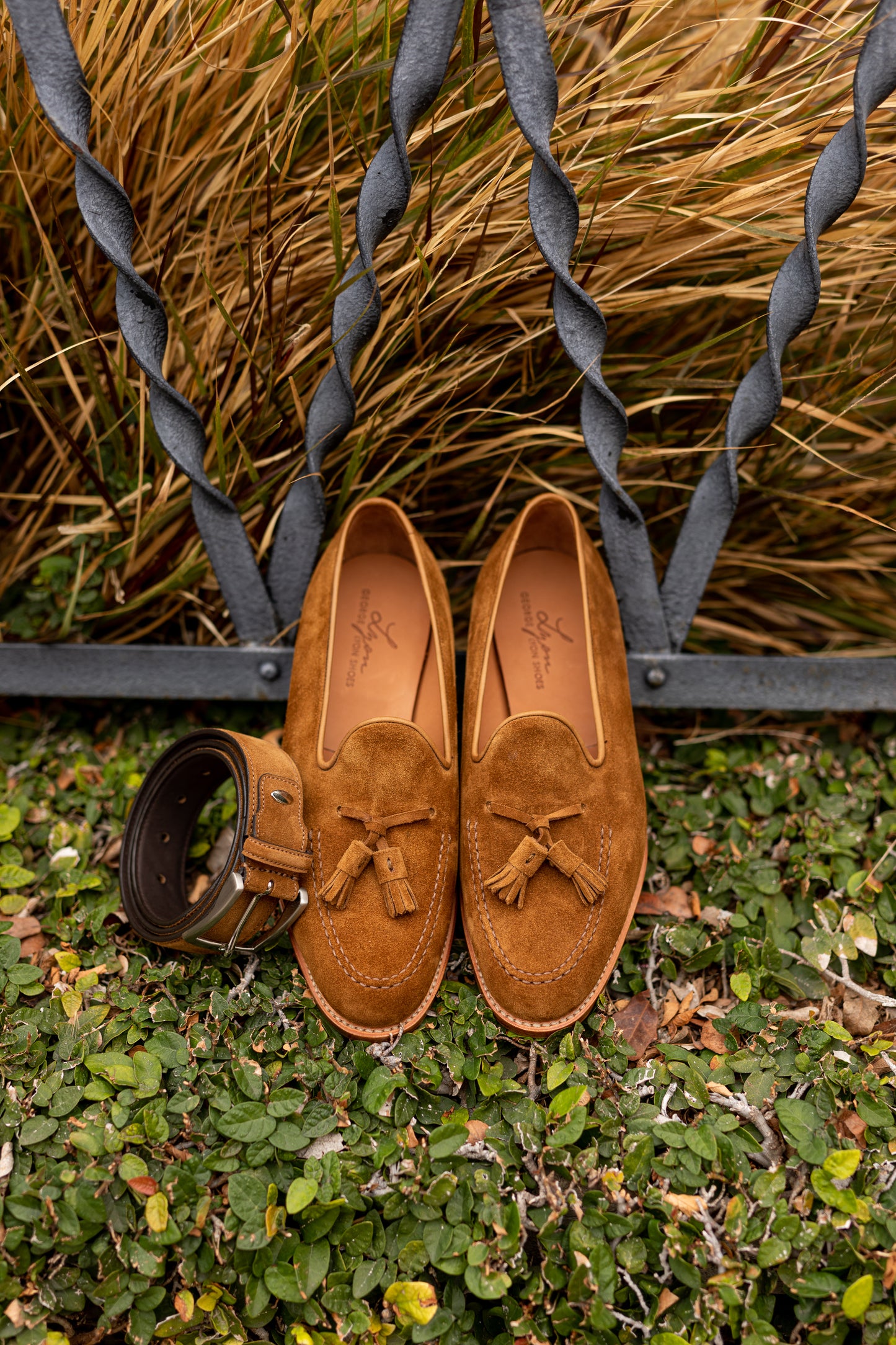 The Jake in Snuff Suede with Matching Belt