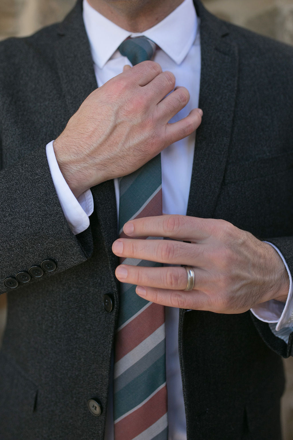 MacMillan Striped Vintage Tie