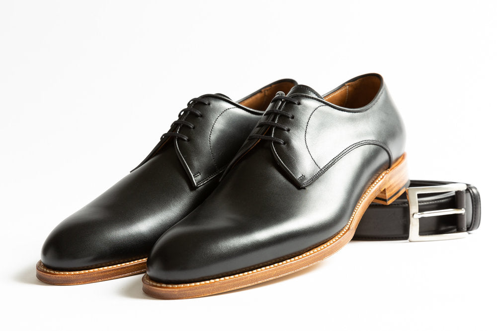 The Deacon in Black with Matching Belt