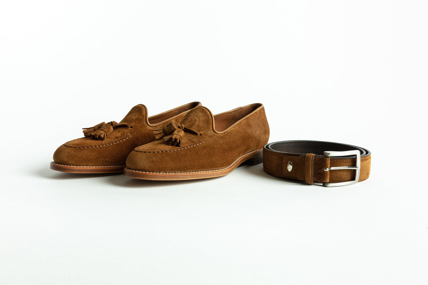 The Jake in Snuff Suede with Matching Belt