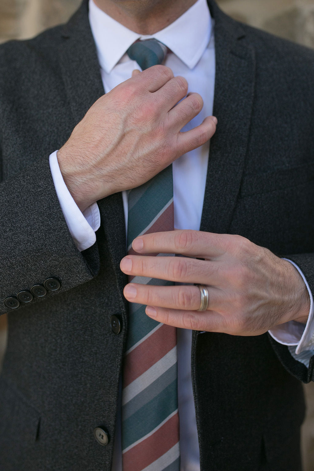 MacMillan Striped Vintage Tie