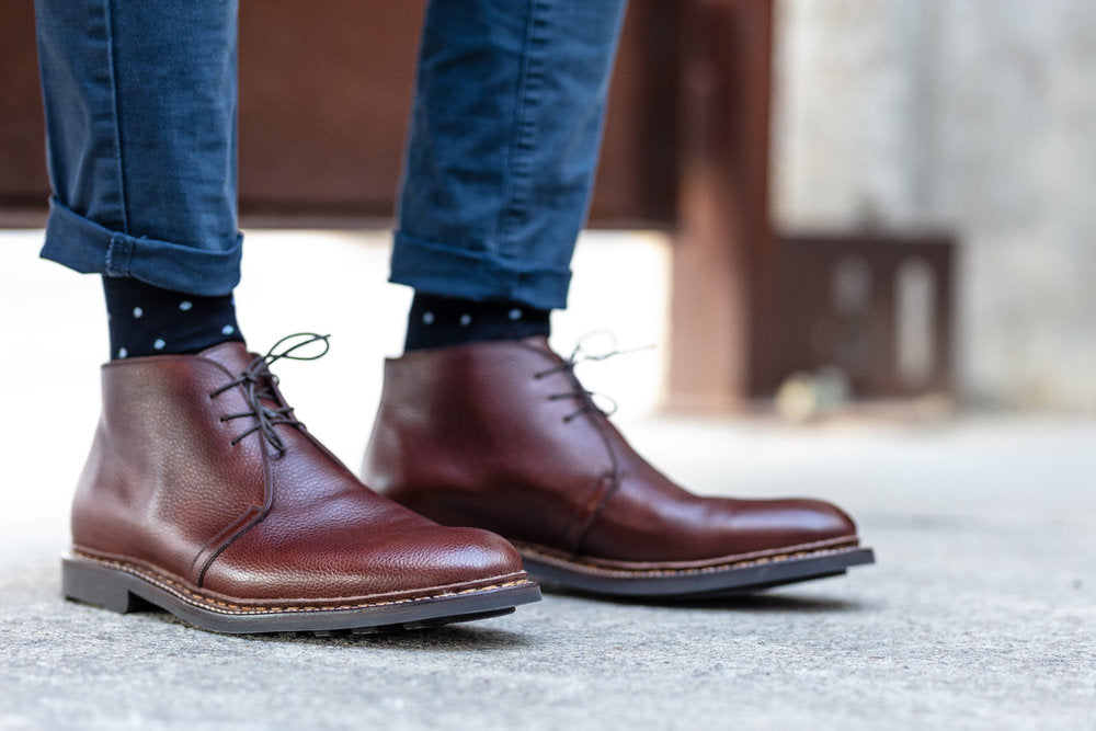 The Benjamin Boot in Scotch Grain Chestnut